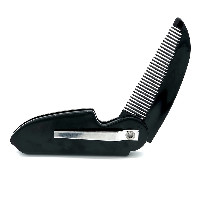 Men'S Grooming Essentials - 1pc Folding Beard Comb Mustache Comb