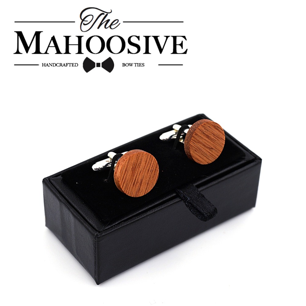 Men'S Grooming Gift Box - MAHOOSIVE Wooden Cufflinks Wedding Groom Anchor