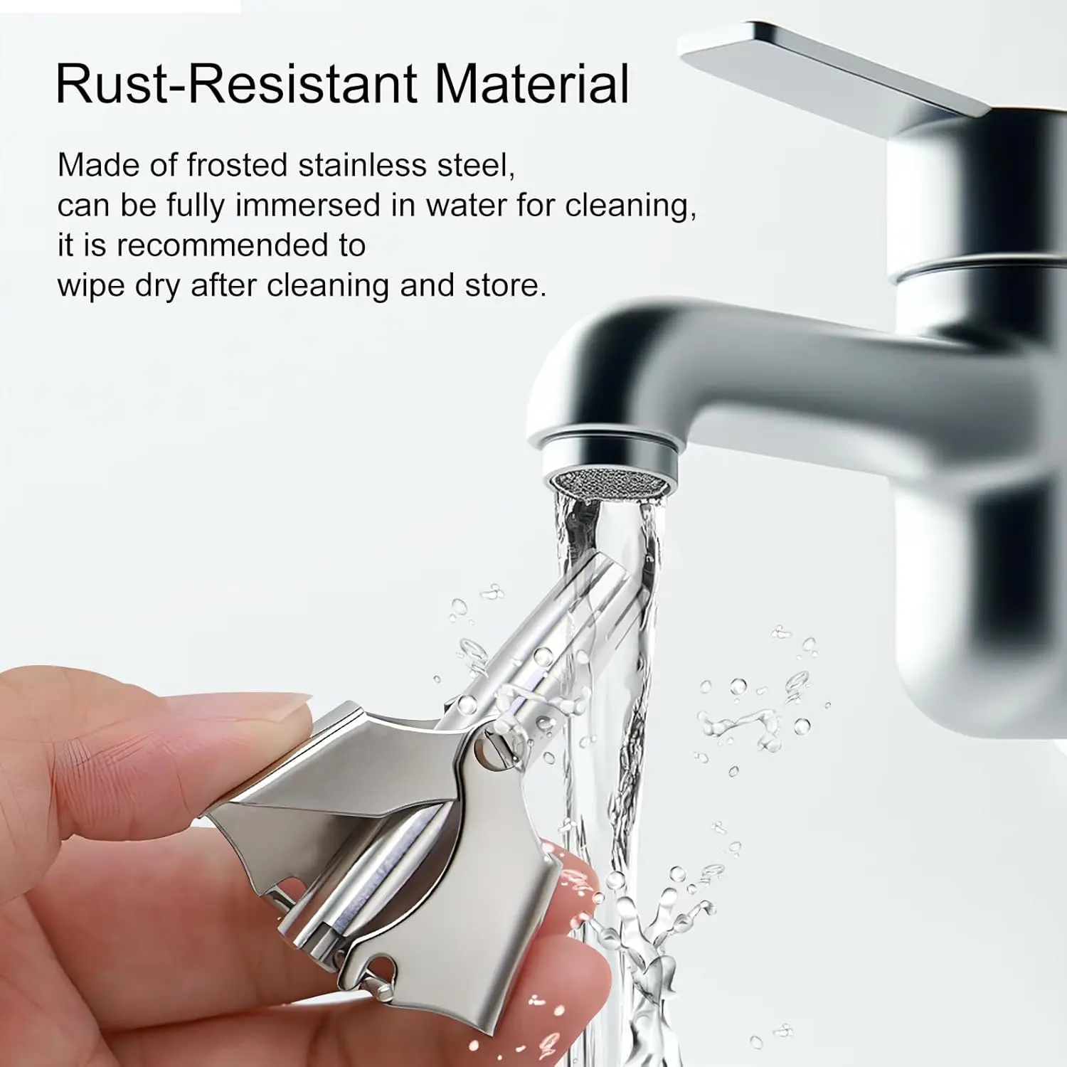 Nose Hair Trimmer - Manual Nose Hair Trimmer, Stainless Steel