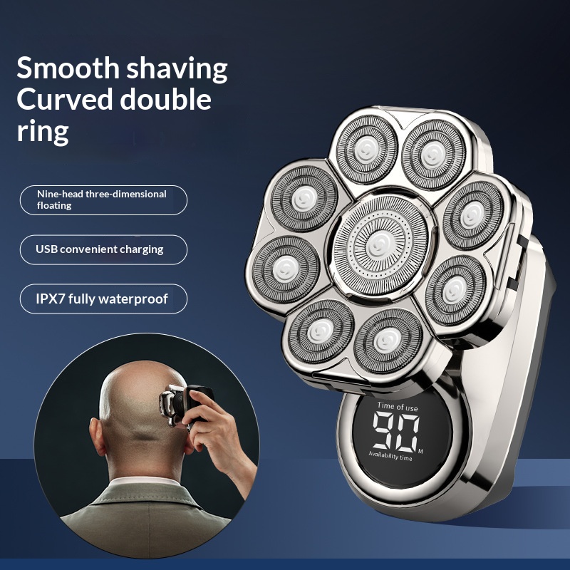 Rechargeable 9‑Blade Floating‑ - Men'S Grooming Essentials 评论和价格