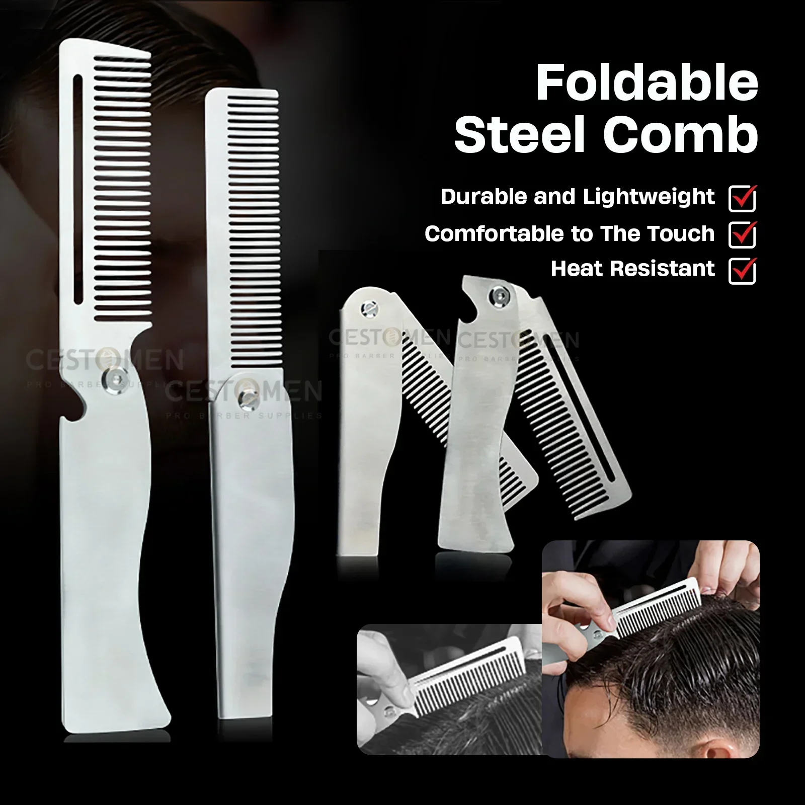 NEW Folding Stainless Steel Co - Men'S Grooming Tonic 评论和价格