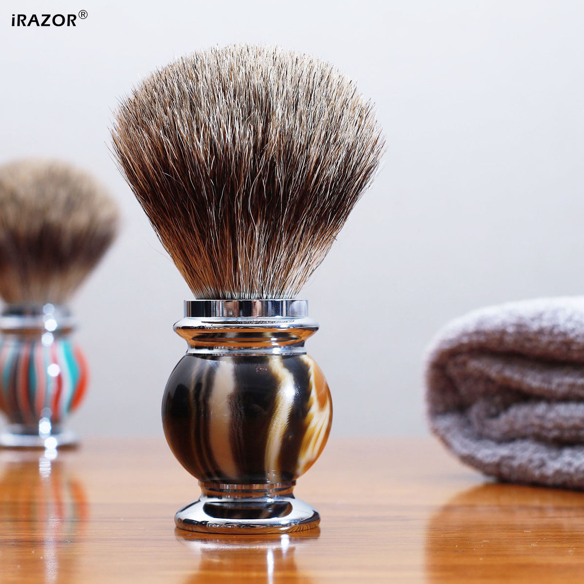 iRAZOR Silvertip Shaving Brush - Men'S Grooming Essentials 评论和价格