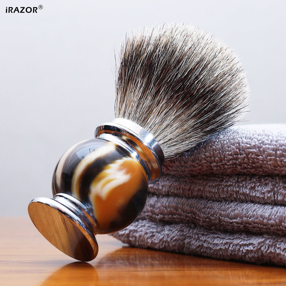 iRAZOR Silvertip Shaving Brush - Men'S Grooming Essentials 评论和价格