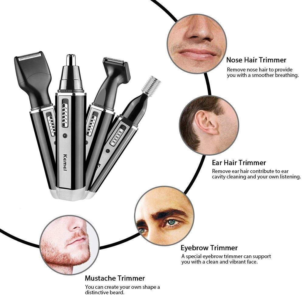 Kemei rechargeable electric al - Men'S Grooming Essentials 评论和价格