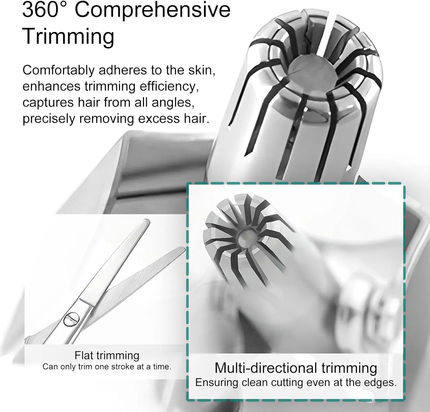 Manual Nose Hair Trimmer, Stai - Nose Hair Trimmer 评论和价格