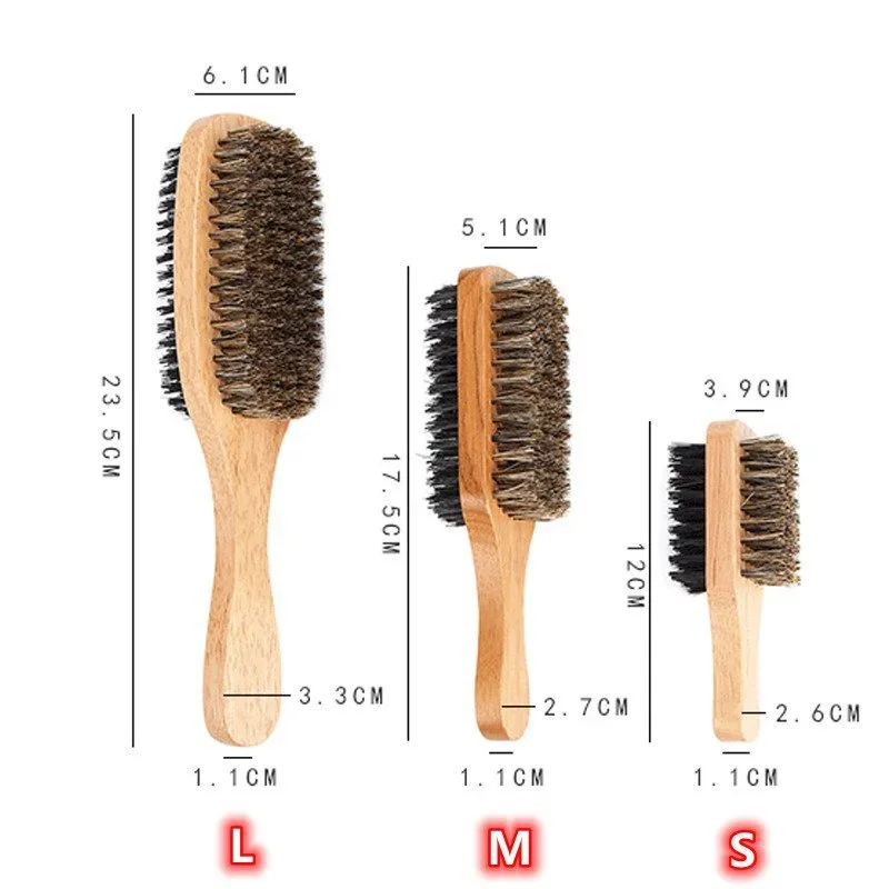 Beard Brush with Natural Woode - Men'S Grooming Essentials 评论和价格