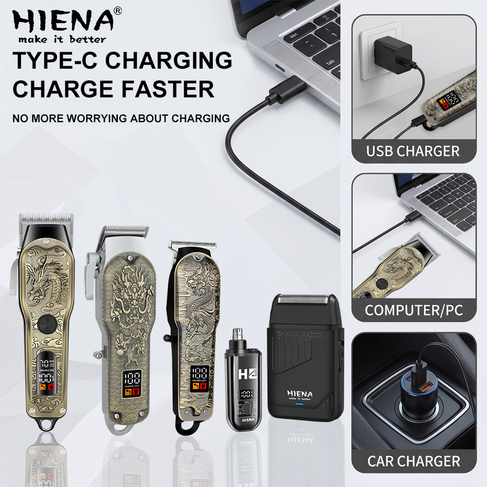 HIENA 5pcs Professional Hair C - Men'S Grooming Essentials 评论和价格