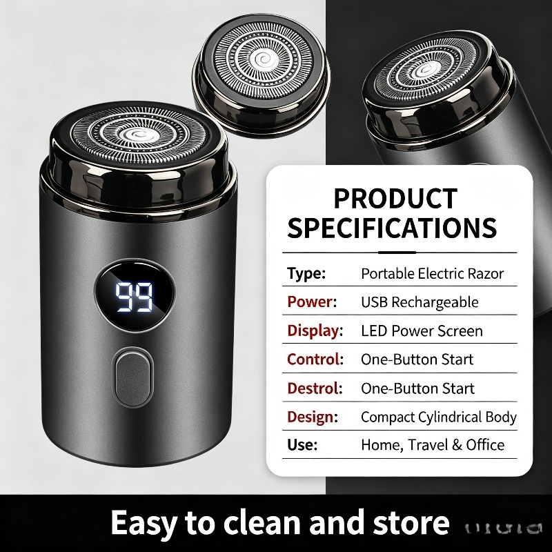 USB Rechargeable Waterproof El - Men'S Grooming Gift Box 评论和价格