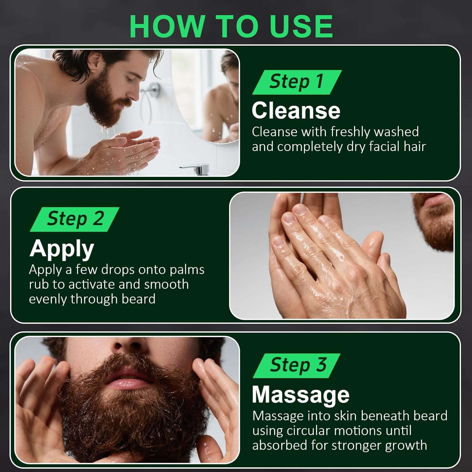 30ml Beard Growth Oil Serum Fo - Men'S Grooming Essentials 评论和价格