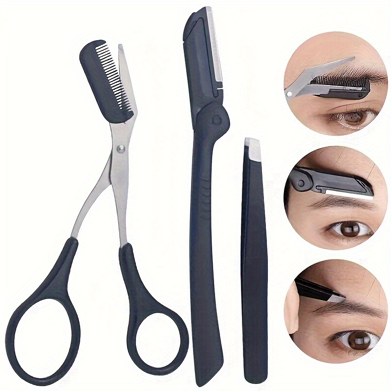 3pcs Set Eyebrow Kit For Women - Men'S Grooming Essentials 评论和价格