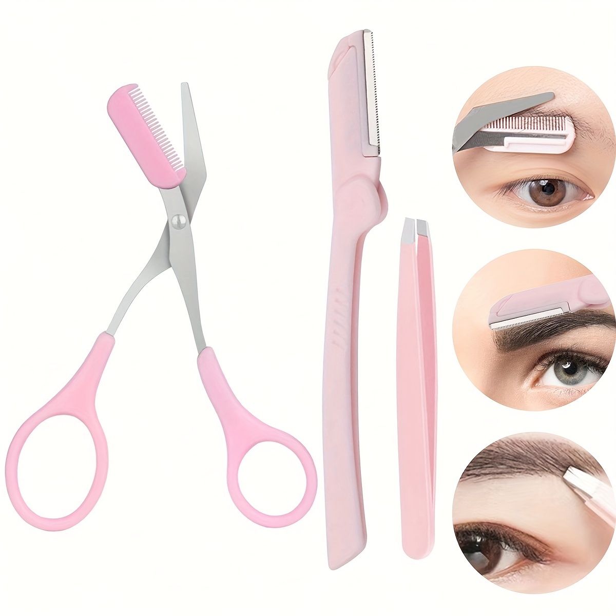 3pcs Set Eyebrow Kit For Women - Men'S Grooming Essentials 评论和价格